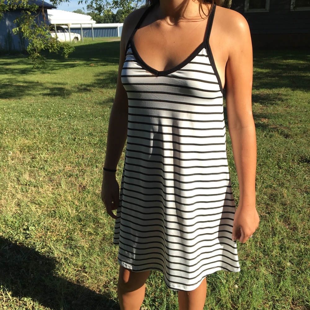 SOLD SOLD. New. Black and white dress
